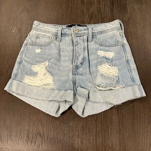 Light Wash Hollister Jean Shorts